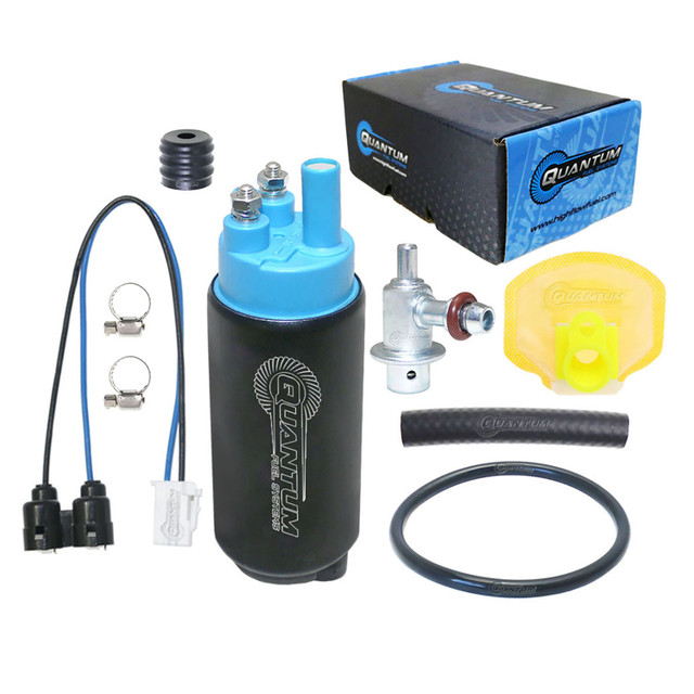 Quantum Fuel Systems OEM Replacement In-Tank EFI Fuel Pump w/ Fuel Pressure Regulator, Tank Seal, Strainer for the Suzuki GSX-R1000 '01-04, GSX-R600 '01-05 & etc. Quantum Fuel Systems OEM Replacement In-Tank EFI Fuel Pump w/ Fuel Pressure Regulator, Tank Seal, Strainer for the Suzuki GSX-R1000 '01-04, GSX-R600 '01-05 & etc.